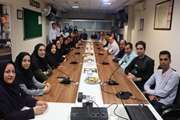 تبریک و دیدار نوروزی کارکنان با رئیس مرکز آموزشی درمانی ضیائیان